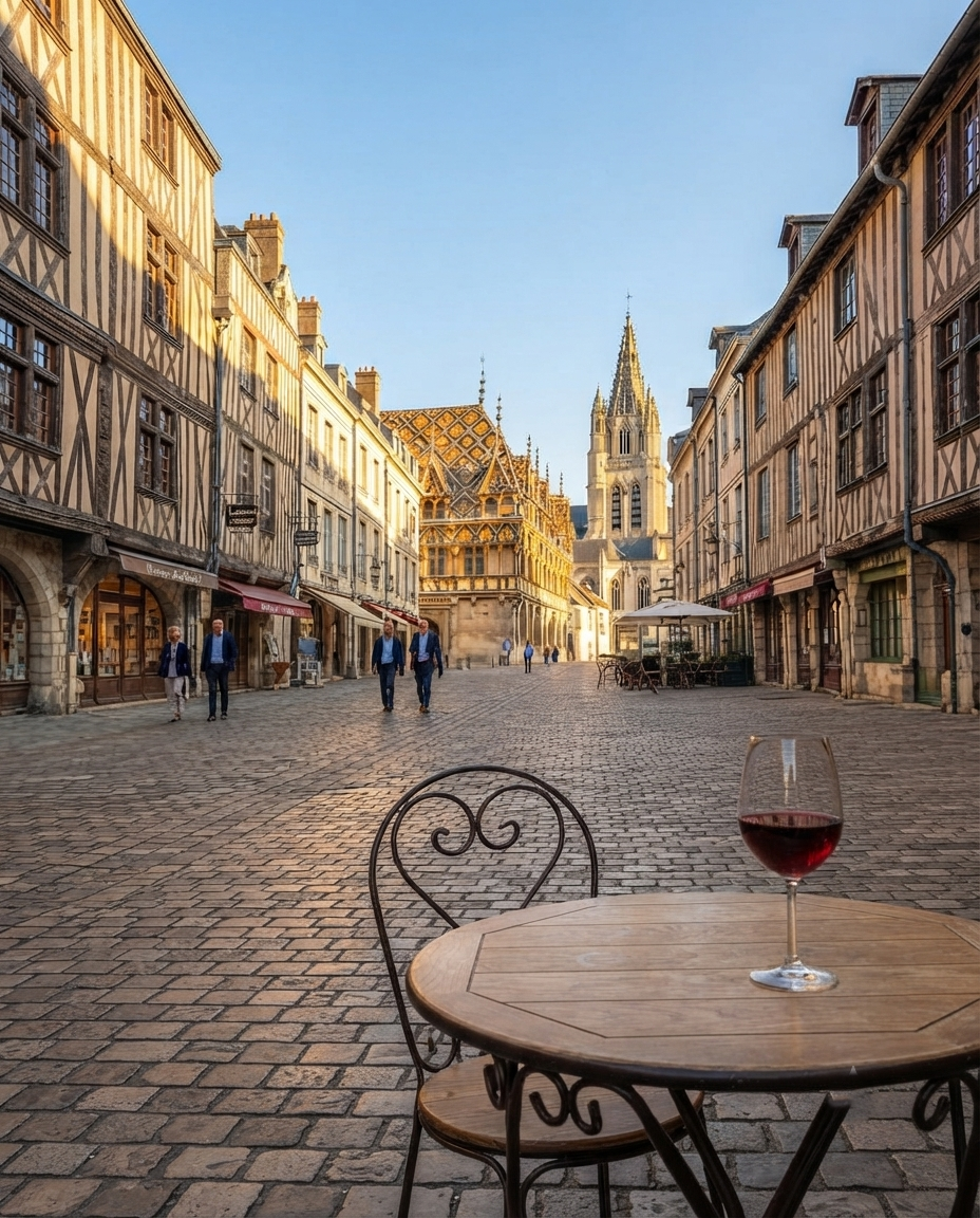 Rues et monuments du centre historique de Dijon