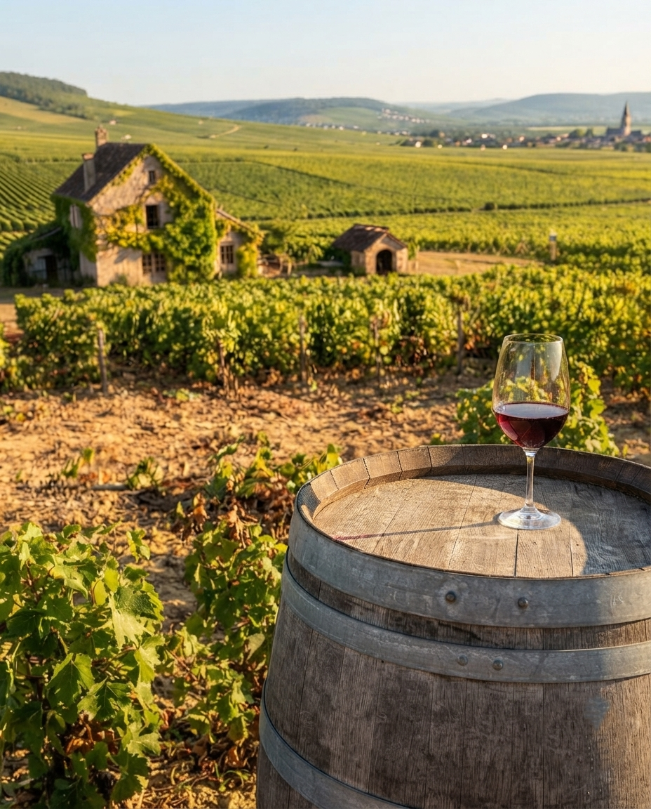 Vignobles de la Route des Grands Crus en Bourgogne, au départ de Dijon