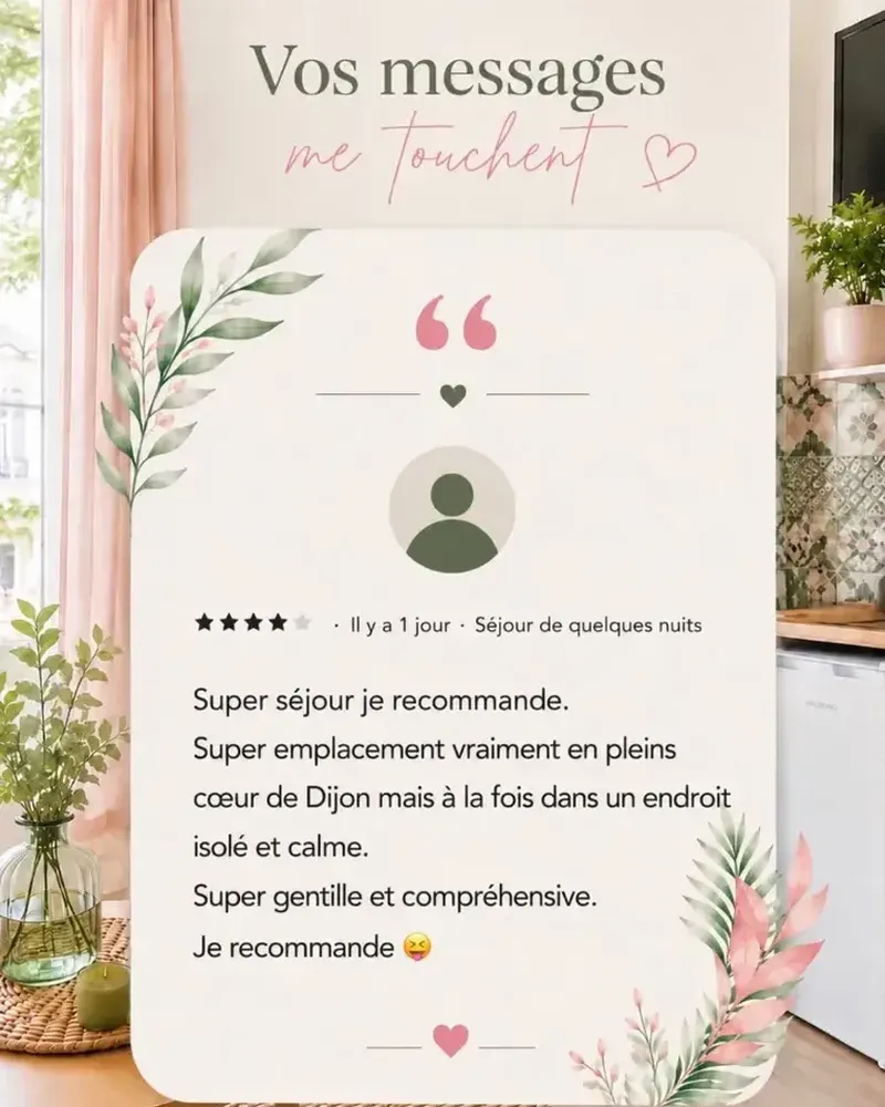 Capture d'écran d'un avis client stay & clé