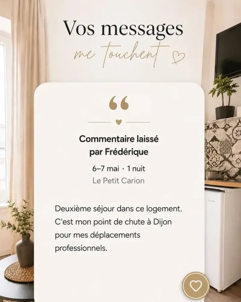 Capture d'écran d'un avis client stay & clé