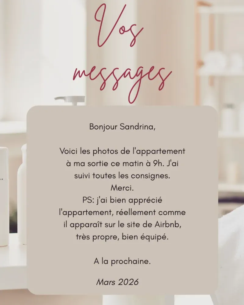 Capture d'écran d'un avis client stay & clé